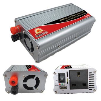 Inverter 1500W 12V DC to 230V AC,USB Port, Built-in Fan