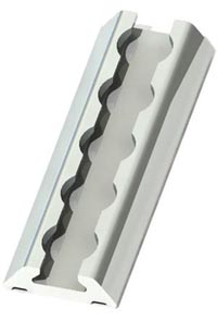 Captive track (3 metres) inc 4 x tie ring fittings