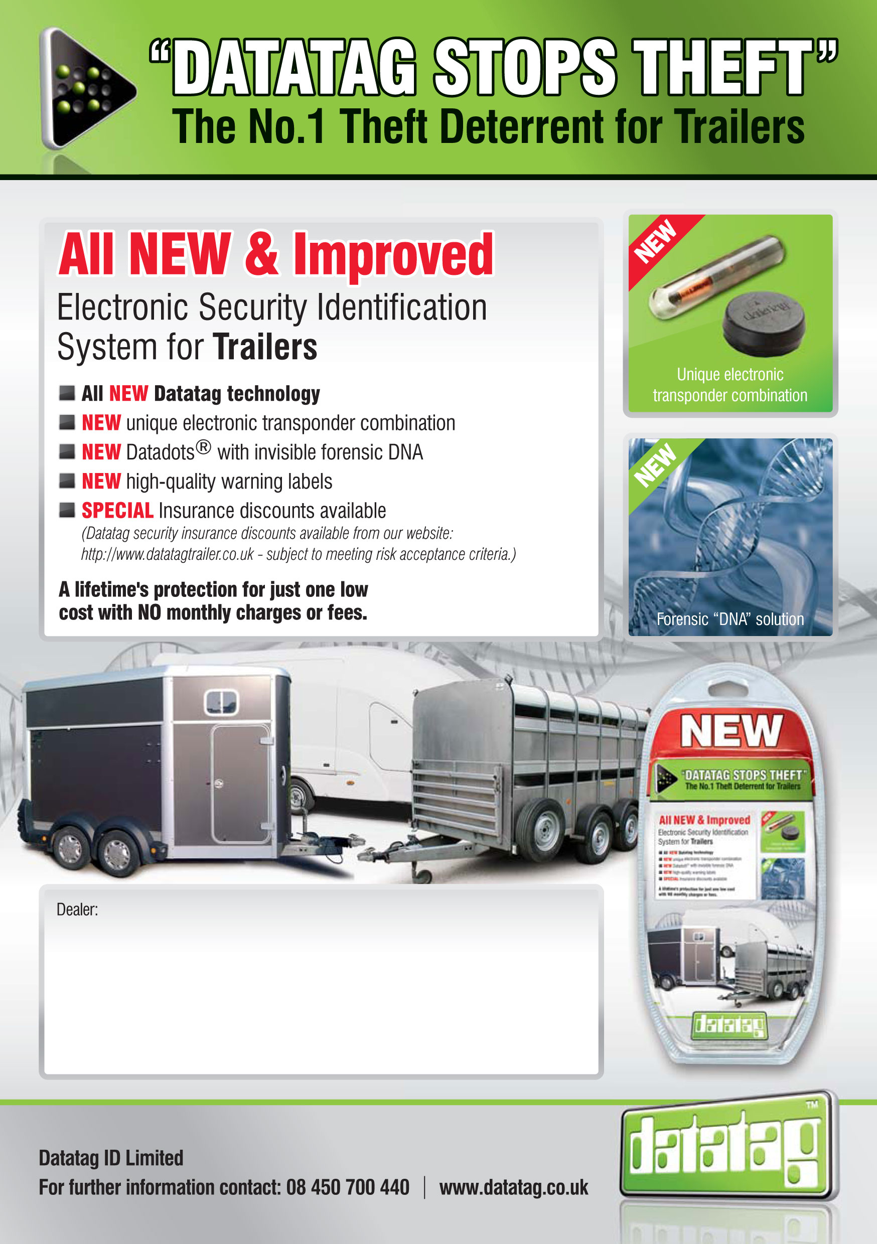 Datatag Trailer Identification System