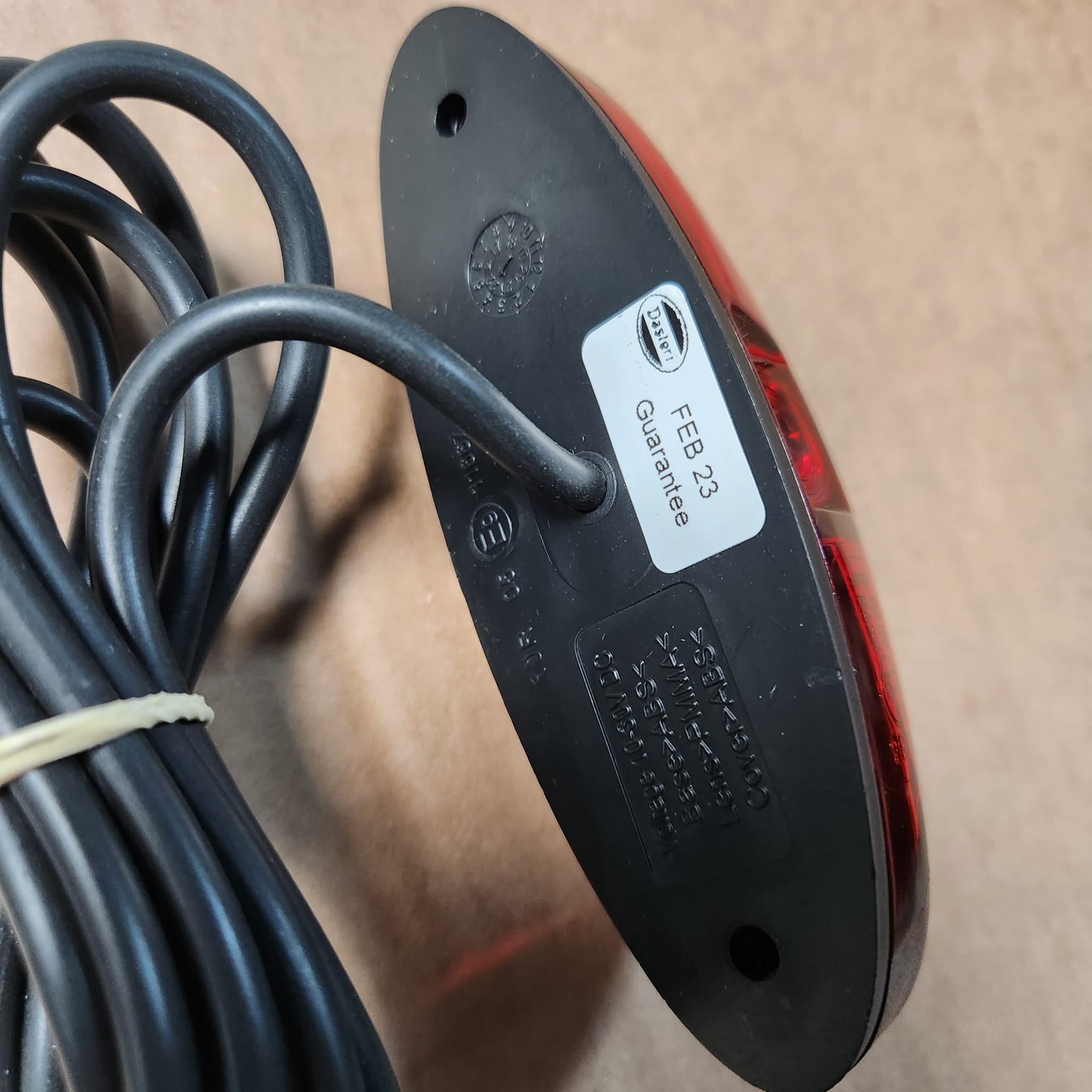 LED side marker light (red/white) WIRED VERSION