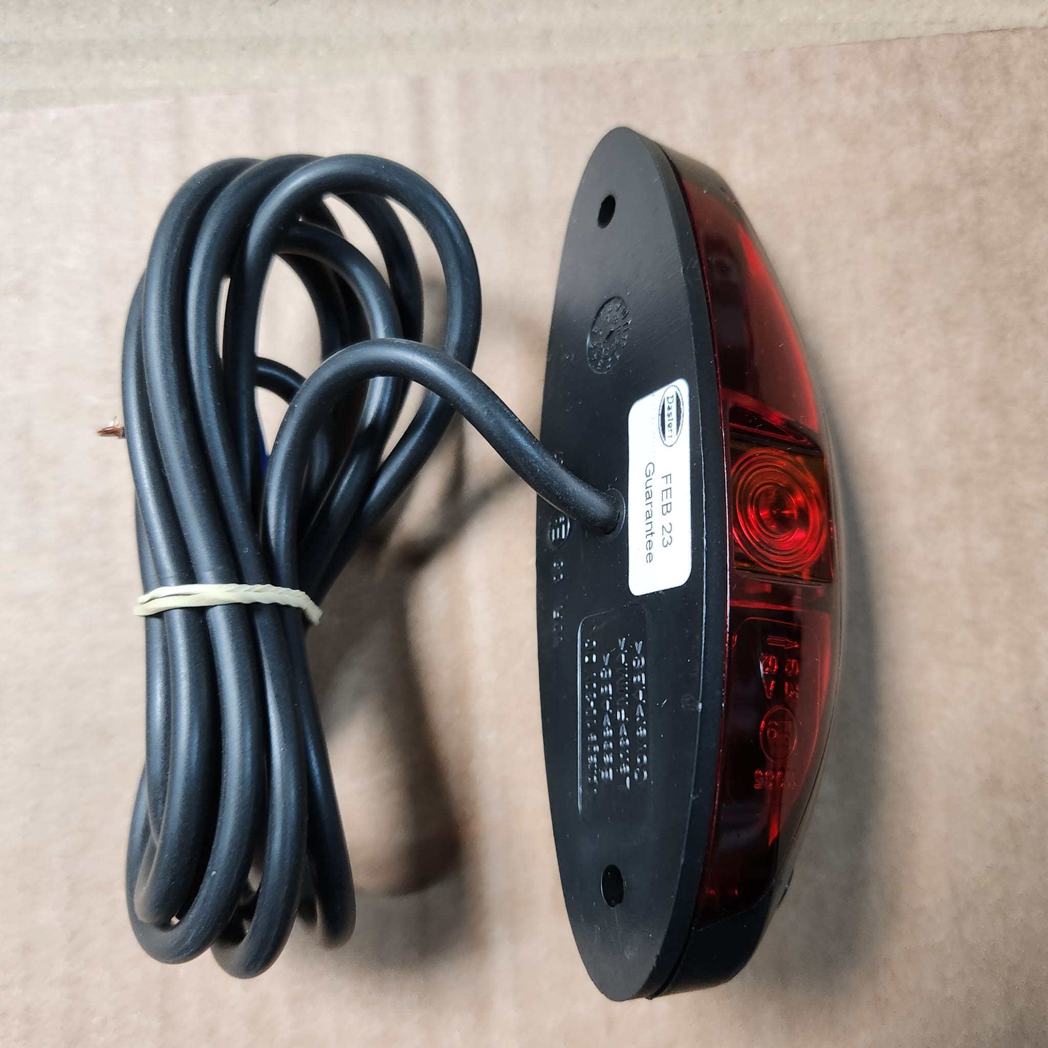 LED side marker light (red/white) WIRED VERSION