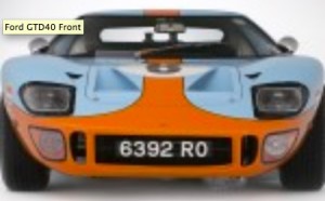 Gulf ford gt40 front