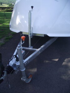 Velocity IQ - enclosed trailer for race cars - tow bar