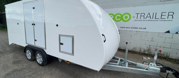 Eco shuttle - enclosed trailer for race cars
