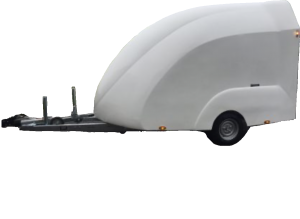 Small white trailer