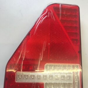 Red rear vehicle light