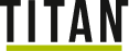 Black and green titan logo